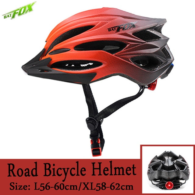 2022 New Batfox Bicycle Helmet for Adult Men Women MTB Bike Mountain Road Cycling Safety Outdoor Sports Safty Helmet