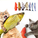 Cat Toy Interactive Fish Catnip Pet Toy Soft Plush 3D Fish Shape Gifts Toys Stuffed Pillow Doll Simulation Fish Playing Toy