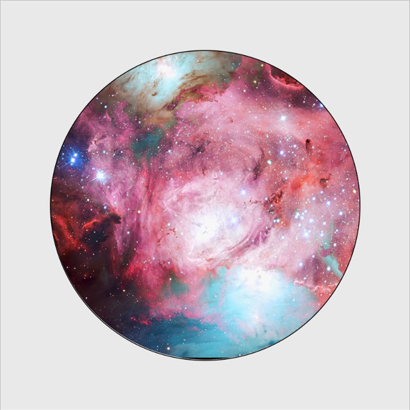 Bubble Kiss Nebula Design Round Carpets For Living Room Kid Room Home Decor Rugs Children Gift Decoration Salon Floor Mat