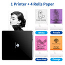 Phomemo Mini Printer M02 Thermal Sticker Label Machine Handheld Wireless Pocket Photo Print for Android IOS Phone Printing