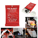 ZK40 Dropshipping 1M x 1M Sealed Fire Blanket Home Safety Fighting Fire Extinguishers Tent Boat Emergency Survival Safety Cover