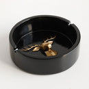 Resin Deer Head Portable Ashtray For Gift Home Office Hotel Outdoor Smokeless Ashtray Holder Home Decor