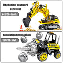 SEMBO City Engineering Bulldozer Crane Car Truck Excavator Roller Building Blocks Construction Bricks Toy for Children