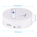 PULUZ USB eléctrico 360 grados giratorio tocadiscos soporte de exhibición para fotografía Video Vlog Shooting Props tocadiscos 15 30 cm
