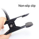 Lámpara de libro Led Zerouno, luz de lectura con clip, alimentación USB, manguera Flexible negra, cabecera de escritorio, estudio en casa, anillo brillante regulable de 5V