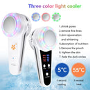 Portable Hot Cold Beauty Instrument 3 Colors Photon rejuvenation Massager Skin Lifting Firming Facial Cool Warm Hammer