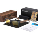 GM Brand Walnut Wooden Polarized Men&