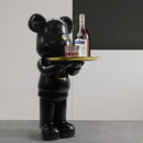 Home Decor Violent Bear Tray Large Ornaments Decoration Of Living Room Figurines For Interior Semi Manual Resin Crafts Sculpture