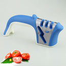 Knife sharpener Whetstone 4 in 1 Diamond Coated&Fine Rod Knife Shears dolphin handle