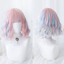 SHANGKE Synthetische Rot Schwarz Blond Weiß Lolita Perücken Für Frauen Lange Gerade Perücke Mit Pony Genshin Impact Cosplay Perücke