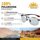 LIOUMO Brand Rimless Photochromic Sunglasses Men Polarized Chameleon Glasses Women Driving Goggles Sun Glasses zonnebril heren