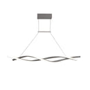 NEO Gleam Matte Black or Grey Minimalist Modern Led Chandelier For Living Room Dining Kitchen Room Surface Mounted Chandelier