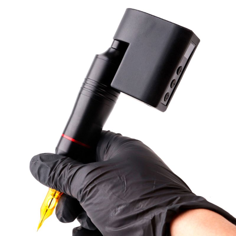 Nuevo tatuaje inalámbrico portátil Mini banco de energía RCA conector DC para suministros de máquina de pluma rotativa