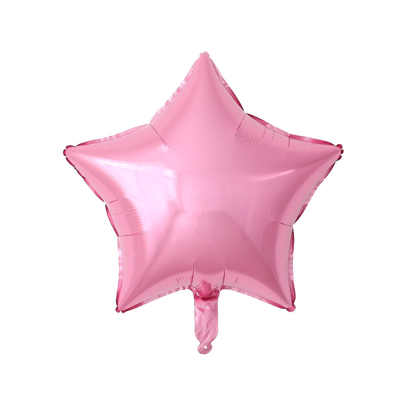 50 Uds. De Globos de aluminio con forma de corazón de estrella de 18 pulgadas, Globos inflables de helio, decoraciones para fiesta de cumpleaños, Globos de compromiso de boda para niños