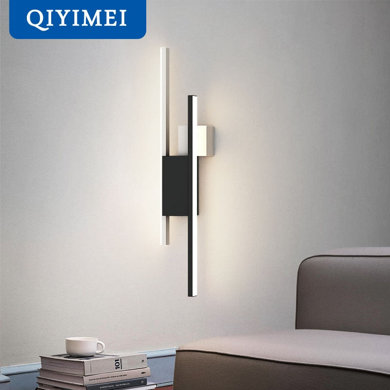Modern Led Wall Lamps For Bedside Living Room Bedroom Study New Indoor Lights Luminaria Lighting Fixture Background AC90-260V