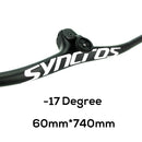 SYNCROS Carbon Fiber Mountain Mountain Integrated MTB Manillar FRASER IC SL -8 -17 -25 Tres especificaciones con tornillos de titanio