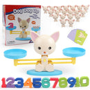 Montessori Math Match Game Board Toys Monkey Puppy Balancing Scale Number Balance Games Baby Learning Toy Animal Action Figures