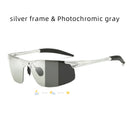 Aluminum Frame Driving Sunglasses Men Polarized Sports Sun Glasses Male UV400 Polaroid Retro Sunglass Anti-glare Goggles Vintage