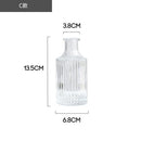 Simple Transparent Glass Small Vase Nordic Decoration Living Room Flower Home Vases For Flowers Aromatherapy Bottle