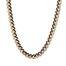 Hip Hop Iced Out Miami Zircon 15MM Bling Cuban Full Pave Rhinestone Men&