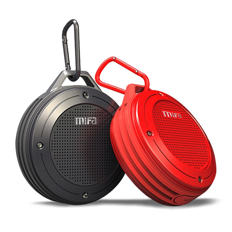MIFA Bluetooth-Lautsprecher Tragbarer drahtloser Bluetooth-Lautsprecher Stereo mit Super-Bass-Treiber/integriertem Mikrofonlautsprecher