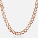 Trendsmax Necklaces for Women Men 585 Rose Gold Venitian Curb Link Chain Necklace 45cm 55cm 60cm Fashion Jewelry KGN453