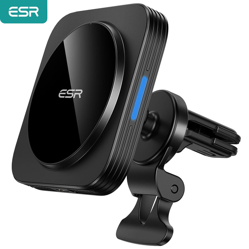 ESR Magnetic Car Phone Holder in Car Holder for iPhone 13 Pro Max HaloLock 15W Charger Car Wireless Chargers for iPhone 12 Mount