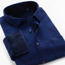 Large Size XXL-10XL 2020 Fashion New Style Men's Winter Warm Plaid Shirt Winter Thick Soft Business Casual Long-sleeved Shirt