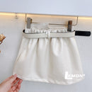 Girl Spring Autumn Pu Leather Skirt with Belt Baby Kids Children Fashion Clothes Two Colors