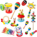 Montessori Spielzeug Baby 0-12 Monate Holz Baby Rasseln Geräusche Sensorisches Spiel Baby Entwicklung Spielzeug Rasseln Für Babys 1 Jahr