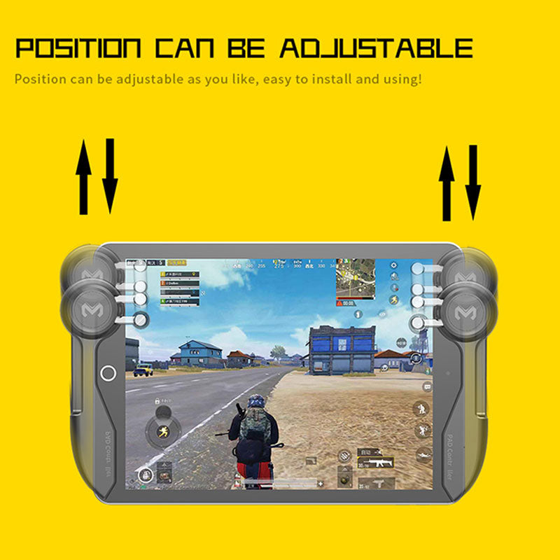 Six Finger Mobile PUBG Controller For iPad Tablet Game Joystick Trigger L1R1 Shoot Fire Aim Button Gamepad Grip For Call Of Duty