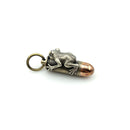 Outdoors Emergency Survival EDC White Brass Frog Copper Bullet Shape Bottle Pill Box Waterproof Capsule Seal Portable Keychain