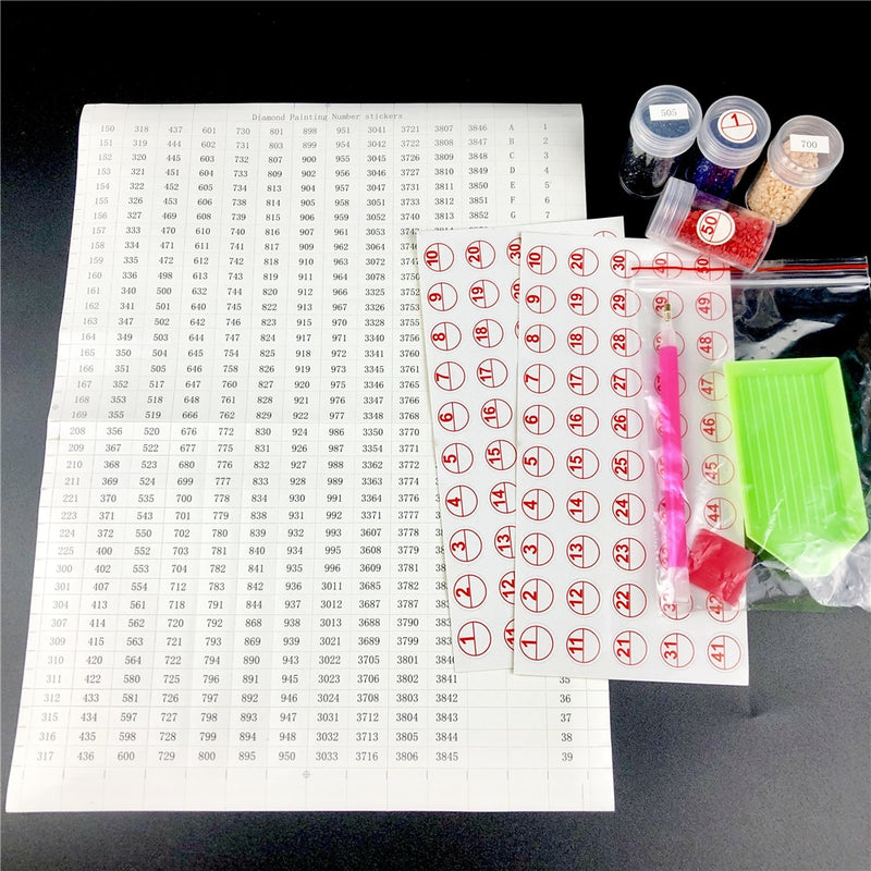 15/30/60/120 Bottles 5d Diamond Painting Accessories tools Storage Box Carry Case diamant painting tools Container Bag