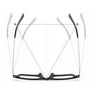 YIMARUILI Ultra-Light Square Pure Titanium Myopia Eyewear Women Blue Light Blocking Optical Prescription Glasses Frame Men 9822