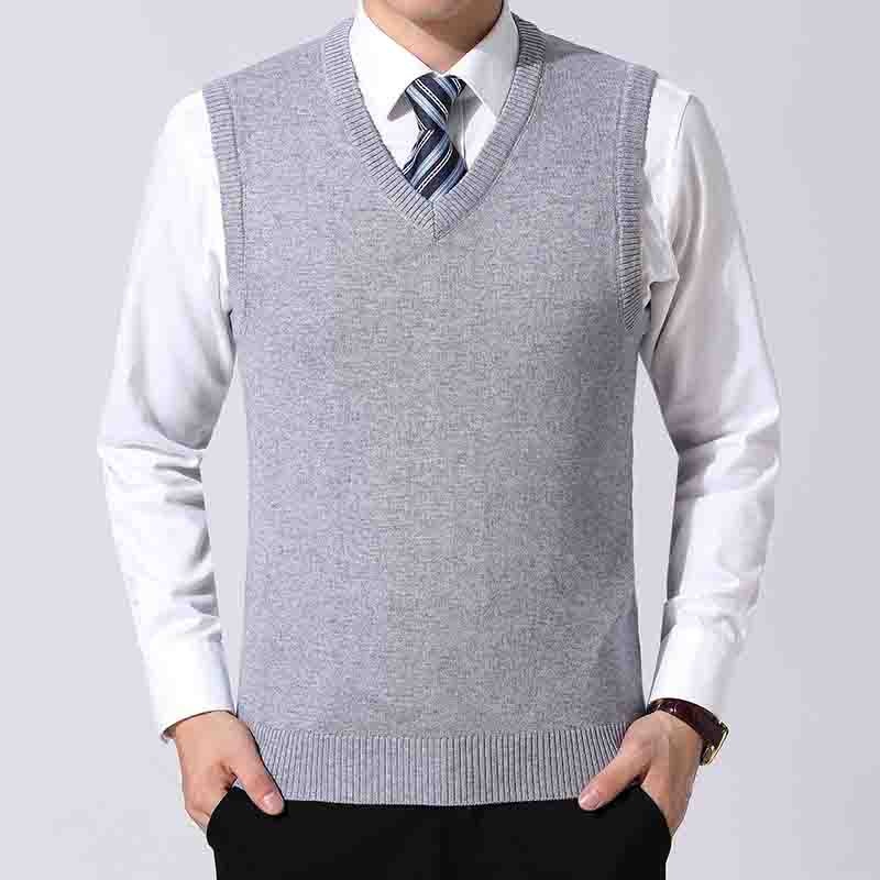 2022 High Quality New Autum Winter Fashion Brand Knit Sleeveless Vest Pullover Mens Casual Sweaters Designer Woolen Mans Clothes