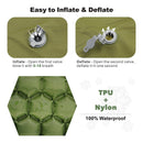 HOMFUL Outdoor Sleeping Mat Camping Pad With Pillow Air Mattress Inflatable Cushion Sleeping Mat Fast Filling Moistureproof