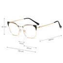 Belmon Cat Eye Spectacle Frame Women Eyeglasses Computer Prescription Optical For Female Eyewear Clear Lens Glasses Frame 95537
