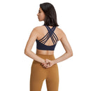 NWT Cross Tanks Yoga bra Women Tank Tops Fitness Shock Proof Quick Dry Backless Push Up Crop Bra Size XS-XL