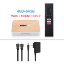 Global Mecool KM6 edición de lujo Amlogic S905X4 TV Box Android 10 4G 64GB 32G Certificado por Google Soporte Wifi6 BT1000M Decodificador