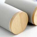 Ceramic Bamboo Toothbrush Holder Cup Bathroom Accessories Set Tumblers Bathroom Emulsion Container Dishwashing Liquid Container