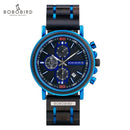 Bobo Bird Herrenuhren Armbanduhr für Herren Quarz Armbanduhren Male Chronograph Luminous Orologio Uomo Timepiece CustomGift