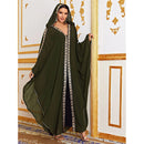 Eid Mubarek Kaftan Abaya Dubai Turquía Hijab vestido musulmán Abayas para mujeres caftán marroquí ropa islámica túnica Djelaba Femme