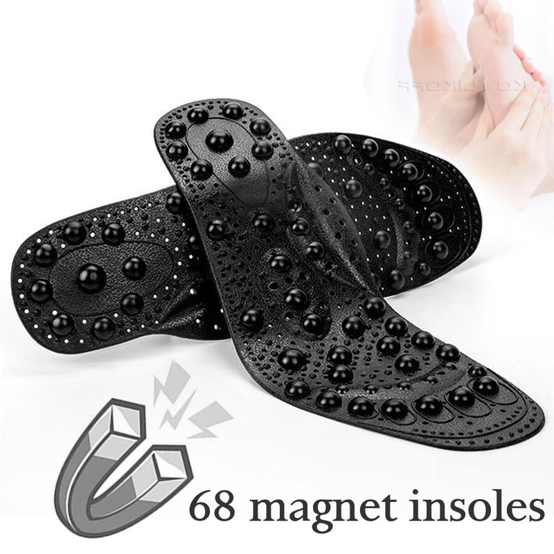 KOTLIKOFF Enhanced Upgrade 68 Magnetic Massage Insole Foot Acupuncture Point Therapy Insole Cushion Body Detox Slimming Magnetic