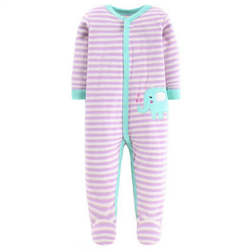 Baby Body Cat Strampler Baby Jungen Mädchen bedruckter Herbst Winter Strampler langärmliger einteiliger Pyjama