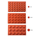 Chocolate Sphere Mold Half Ball Mold Hemisphere Shape Silicone Chocolate Cake Mousse Dessert Baking Pastry Bakeware