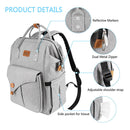 Diaper Bag Backpack Waterproof Travel Nappy Bags, Large Capacity Nappy Tote Stylish And Durable For Baby Care Bag
