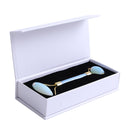 Rodillo de masaje de Jade de ópalo, juego de raspador Gouache, herramienta de Estiramiento Facial de piedra Gouache Natural, masajeador para Facial Gua Sha antiarrugas