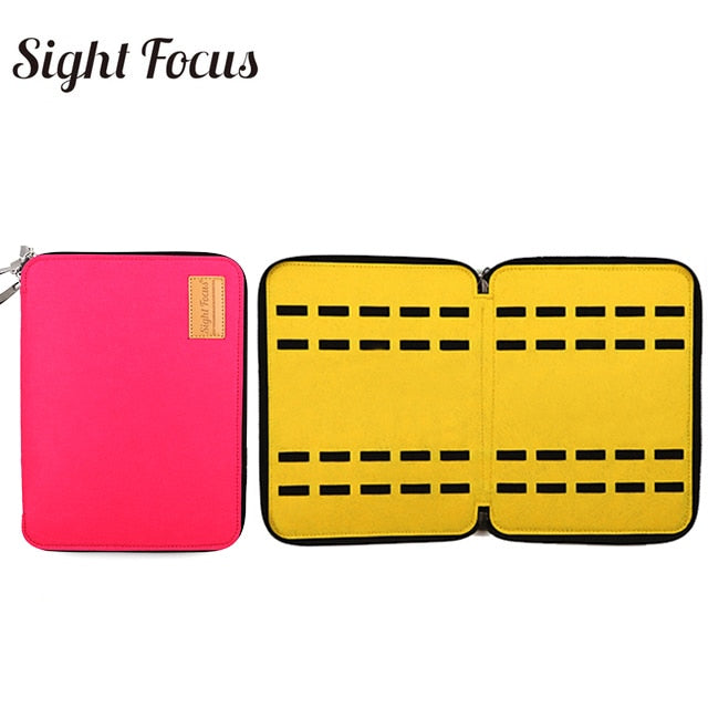 Sight Focus Uhren-Organizer-Box aus Filz mit 40 Fächern, Grau, Uhren-Aufbewahrungstasche, doppellagige Uhrenarmband-Organizer-Halterungstasche