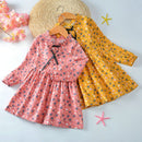 2022 Spring Autumn Girl Dress Cotton Long Sleeve Children&