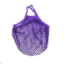 Portable Reusable Grocery Bags for Fruit Vegetable Bag Cotton Mesh String Organizer Handbag Short Handle Net Shopping Bags Tote